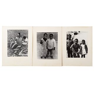 Harrison Branch. Three Photographs of Children