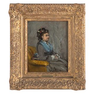 French School, late 19th c. Portrait of a Lady