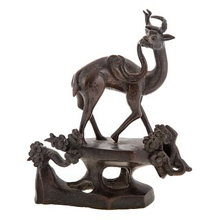 Chinese Bronze Sacred Deer
