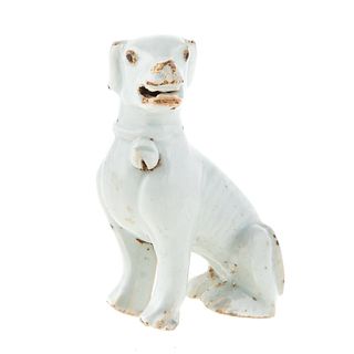 Chinese Blanc de Chine Porcelain Dog