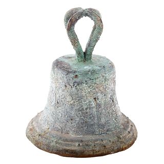 Sino Tibetan Bronze Temple Bell