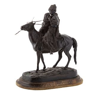 After Lanceray, The Cossack's Kiss Bronze