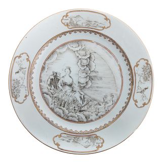 Chinese Export Mythological Plate