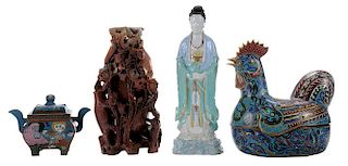 Four Asian Decorative Articles