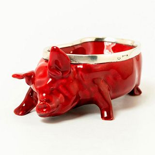 Royal Doulton Flambe Pig Bowl HN243
