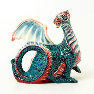 Royal Doulton Flambe Colorway Figurine, Dragon HN3552