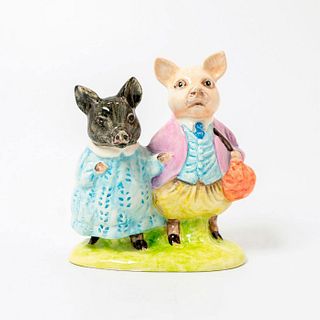Royal Doulton Prototype Figurine, Pig Wig and Pigling Bland