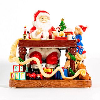 Santa Makes His List HN5468 - Royal Doulton Figurine