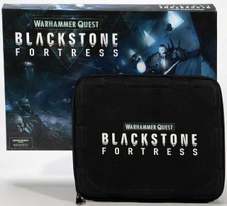 Warhammer Quest Blackstone Forest with case and figures