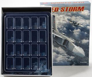 Red Storm - box with game boards and box with small pieces in holders