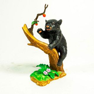 Playful Pursuit Black Bear Figurine