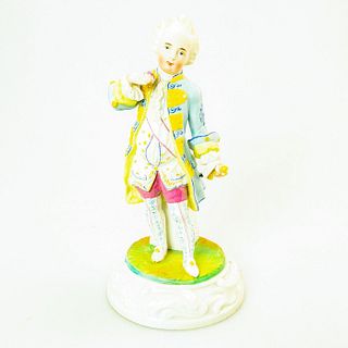 European Porcelain Figurine Victorian Man with Dagger