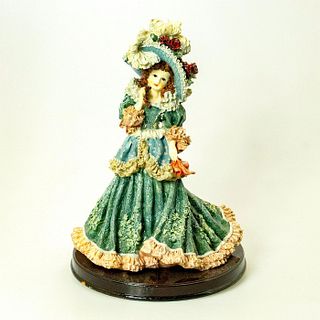 Antique French Style Figurine Elegant Girl