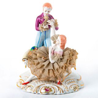 German Porcelain Figurine Gentleman and Lady