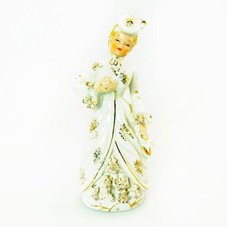 German Porcelain Figurine Lady with Purse