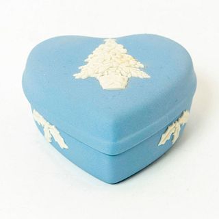 Wedgwood Jasperware Heart Shaped Trinket Box