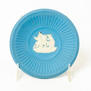 Wedgwood Jasperware Small Blue Trinket Plate
