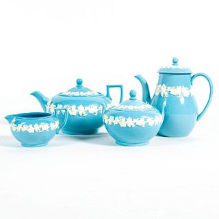 4 Pc Wedgwood Queensware Tea Set