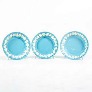 3 PC Wedgwood Embossed Queensware Saucer