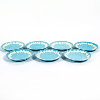7 PC Wedgwood Embossed Queensware Plates