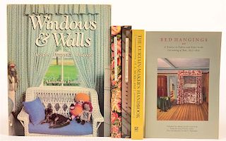 (5 vols) Books on Historic Interior Fabric Design