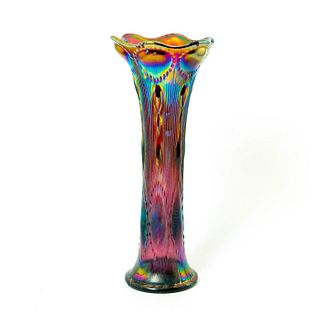 Iridescent Glassware Vase Magenta