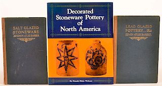 (3 vols) Books on Pottery & Stoneware