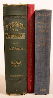 (3 vols) Books on Pottery & Porcelain
