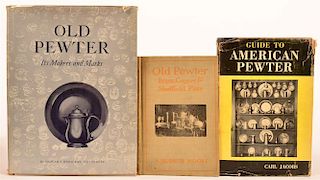 (3 vols) Books on Pewter