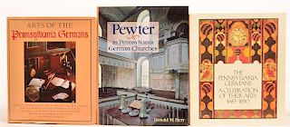 (3 vols) Penna German Pewter & Arts