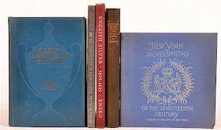 (5 vols) Books on Silver and Silversmiths