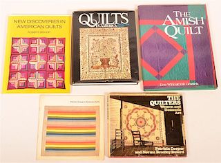 (5 vols) Books on American Quilts