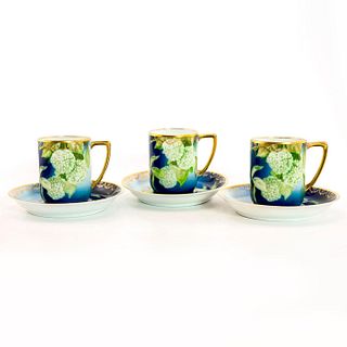 3 Rosenthal China Empire Cup And Saucer Sets