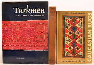 (3 vols) Books on Oriental Rugs