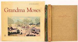 (5 vols) Primitive Artists Incl Grandma Moses