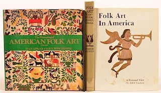 (4 vols) Books on American Folk Art