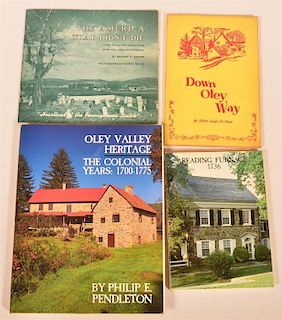 (4 vols) Books on Oley Valley & Reading