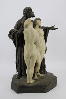 Amedeo Gennarelli (1881 - 1943) Orientalist Bronze