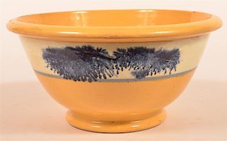 Blue Seaweed Mocha Yellowware Bowl.