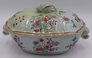 Chinese Qianlong? Famille Rose Covered Tureen.