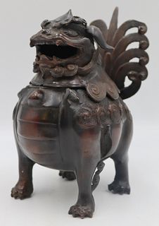 Chinese Bronze Luduan Incense Burner.