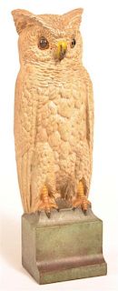 Bradley & Hubbard Owl Form Cast Iron Doorstop.