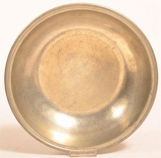English 19th Century Pewter Bowl.
