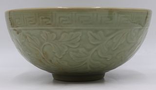 Chinese Incised Celadon Bowl.