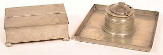 Two Pieces of 19th Century Pewter.