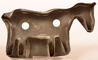 19th Century Tin Standing Horse Cookie Cutter.