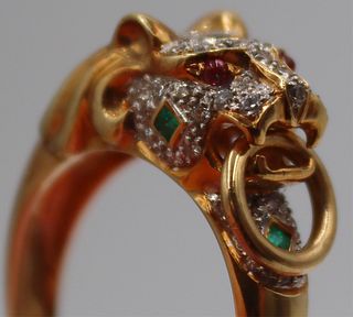 JEWELRY. LeVian 18kt Gold, Colored Gem and Diamond