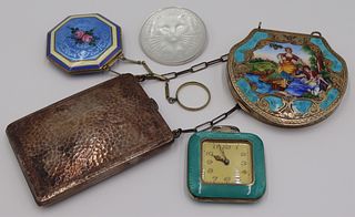 SILVER. Assorted Grouping of Decorative Items.