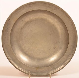 Townsend & Compton Pewter Soup Plate.