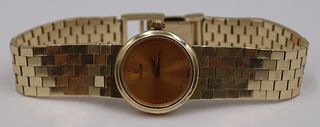 JEWELRY. Ladies Concord 14kt Gold Watch.